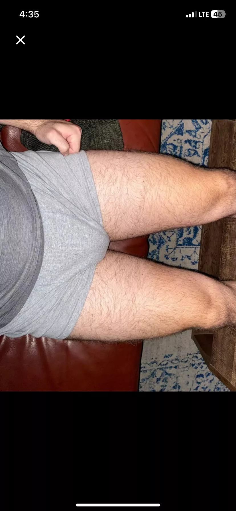 Your view when I’m lounging around the apartment 