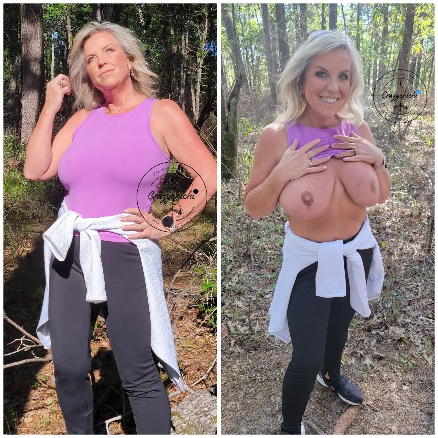 A fun hike in nature