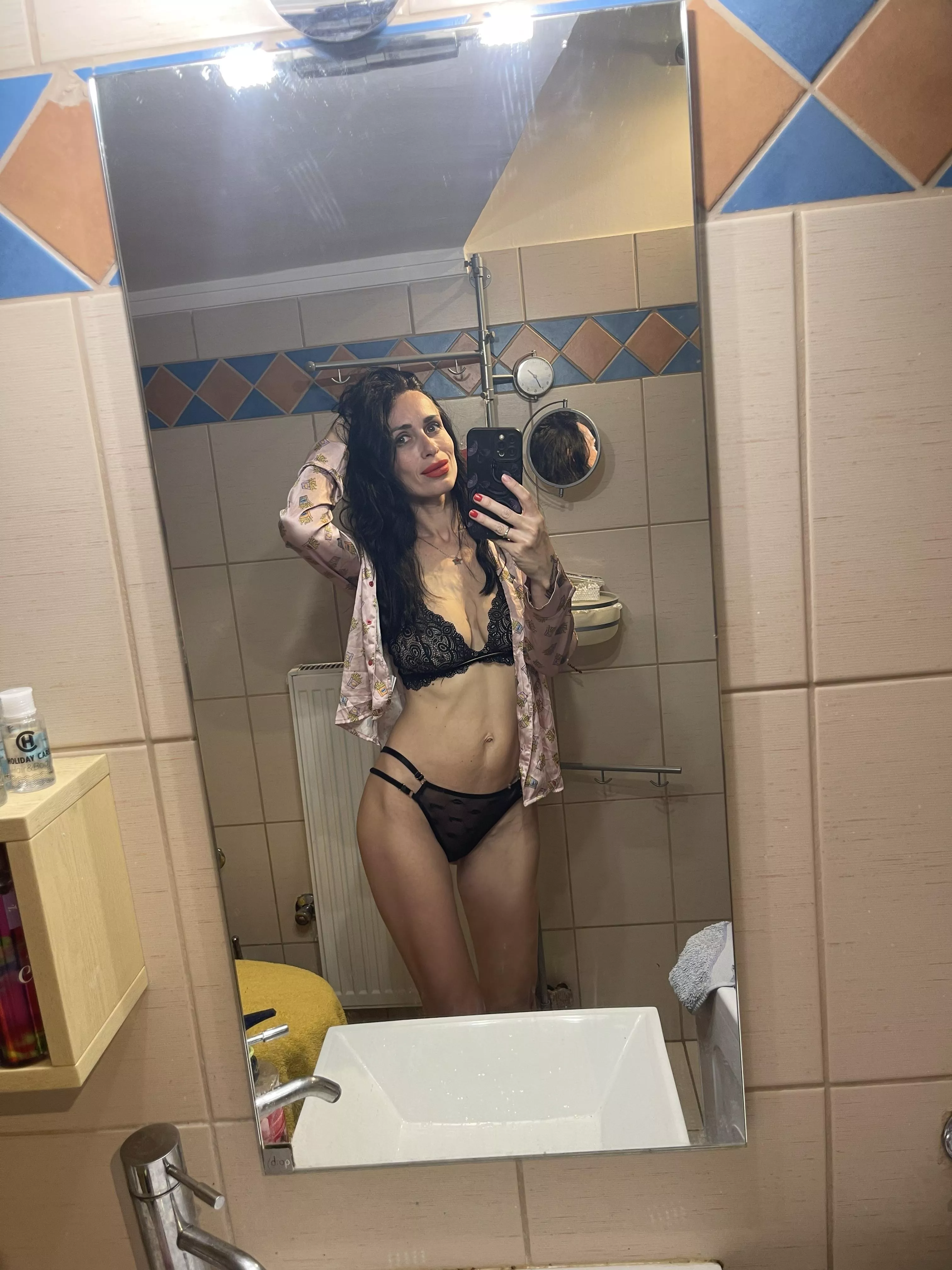 Before a sweet shower