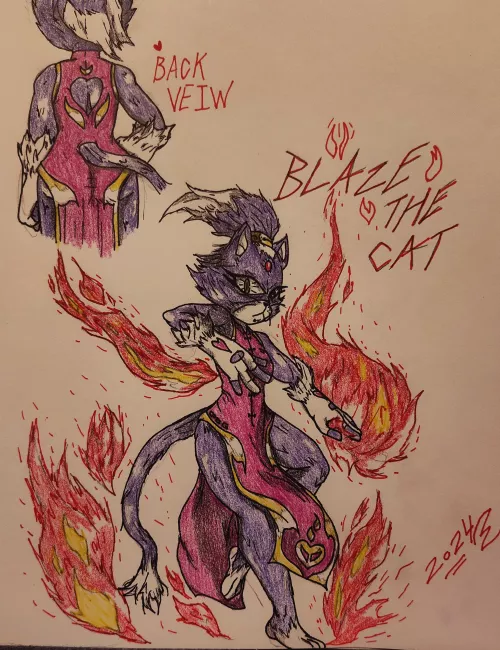Blaze The Fire Dancer (I Made This)