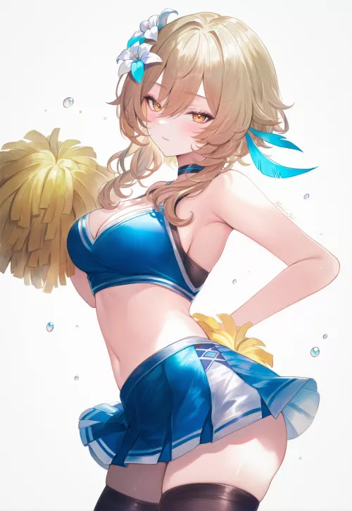 Cheerleader Lumine  [Genshin Impact]