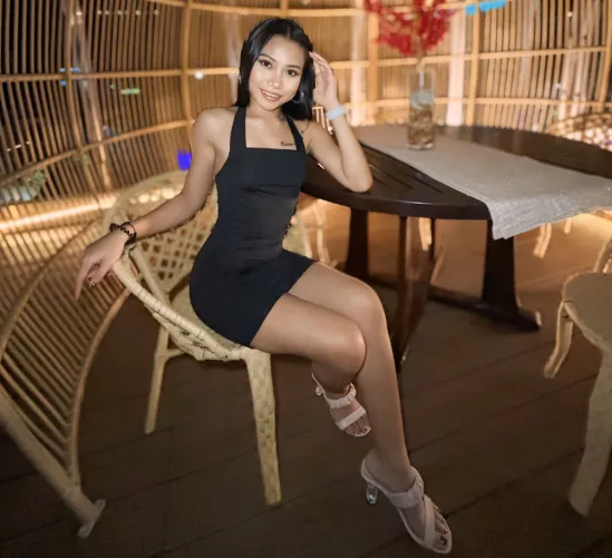 Classy in my black dress