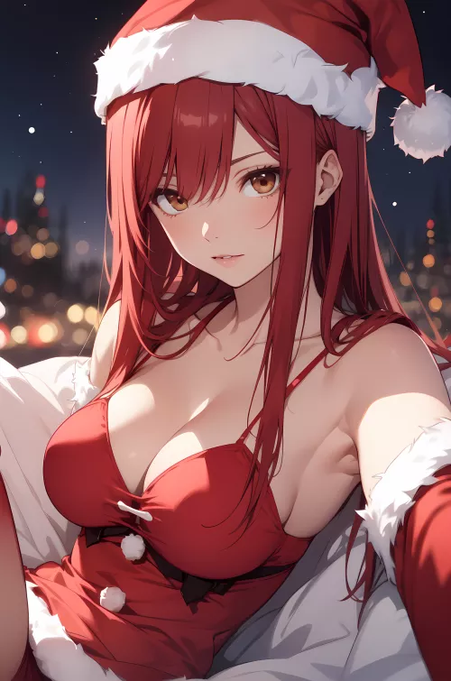 Erza Scarlet's Christmas (pixai) [Fairytail]