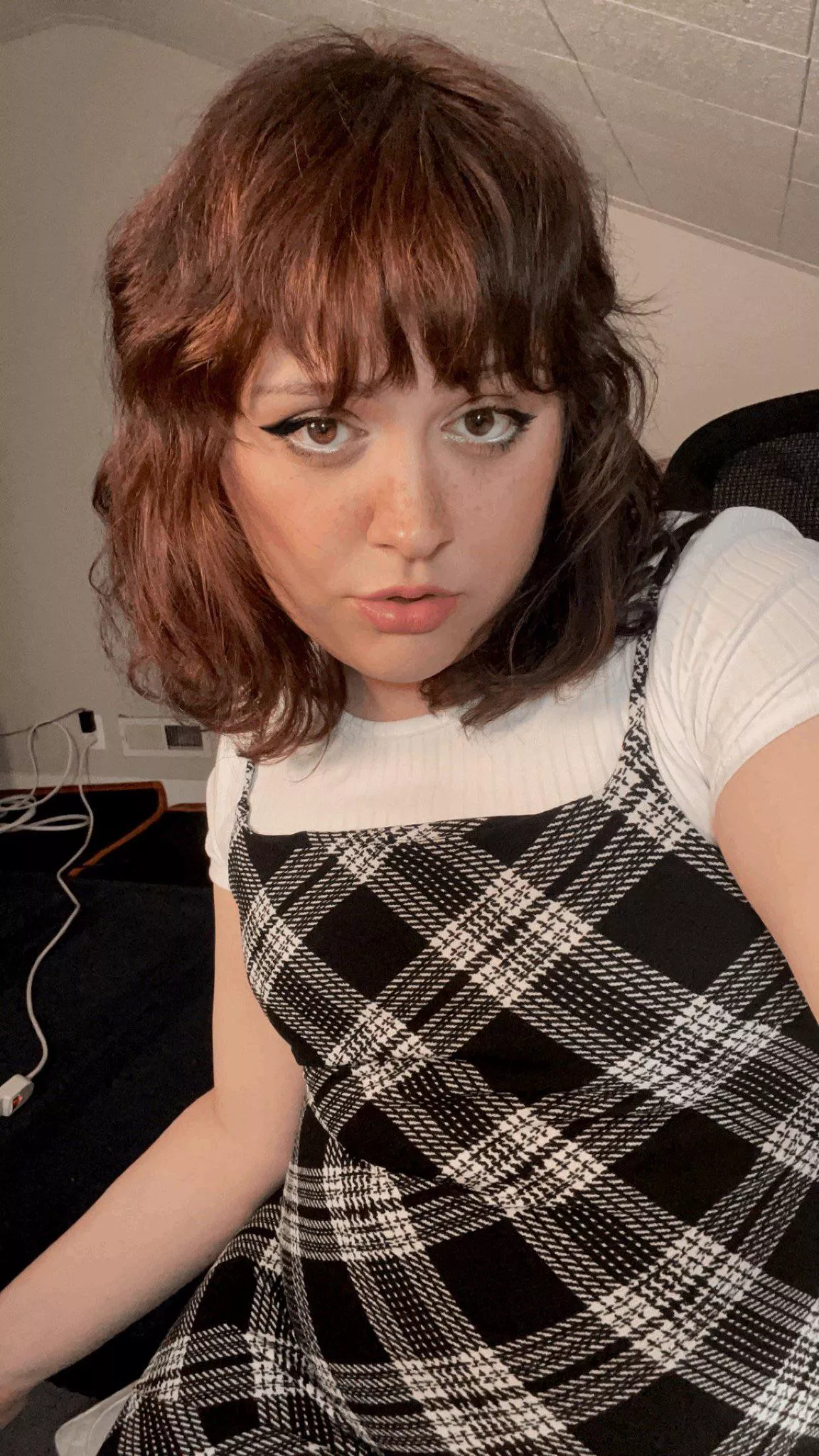 found my new favorite makeup look :3