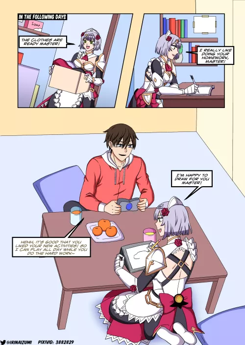 Girl is hypnotized to cosplay and behave like the character