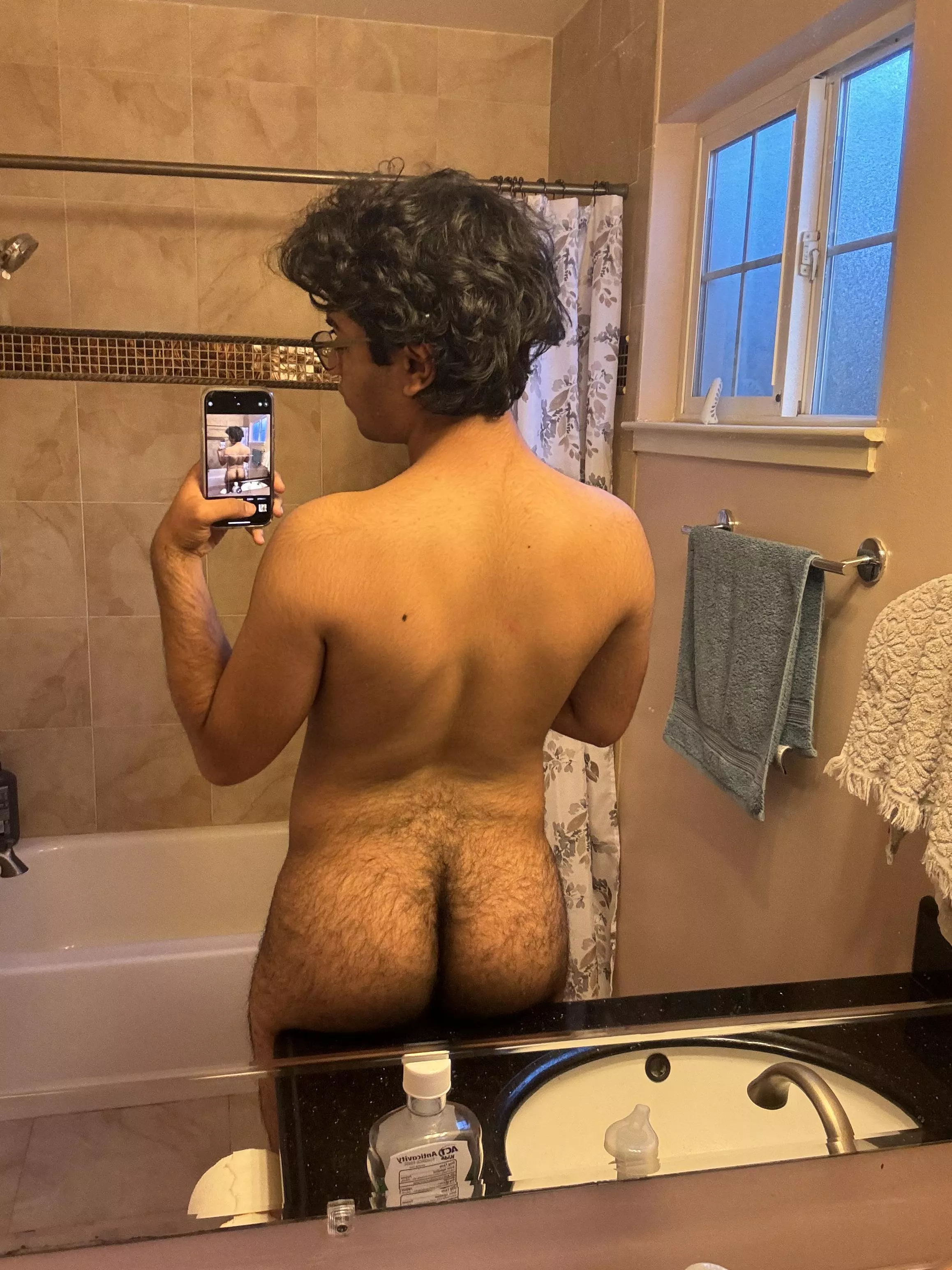 Hairy and you get to see it twice lol