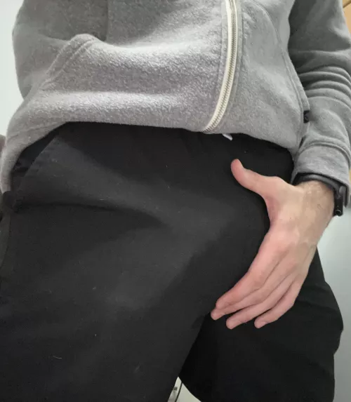 Hard at work or hard AT work?