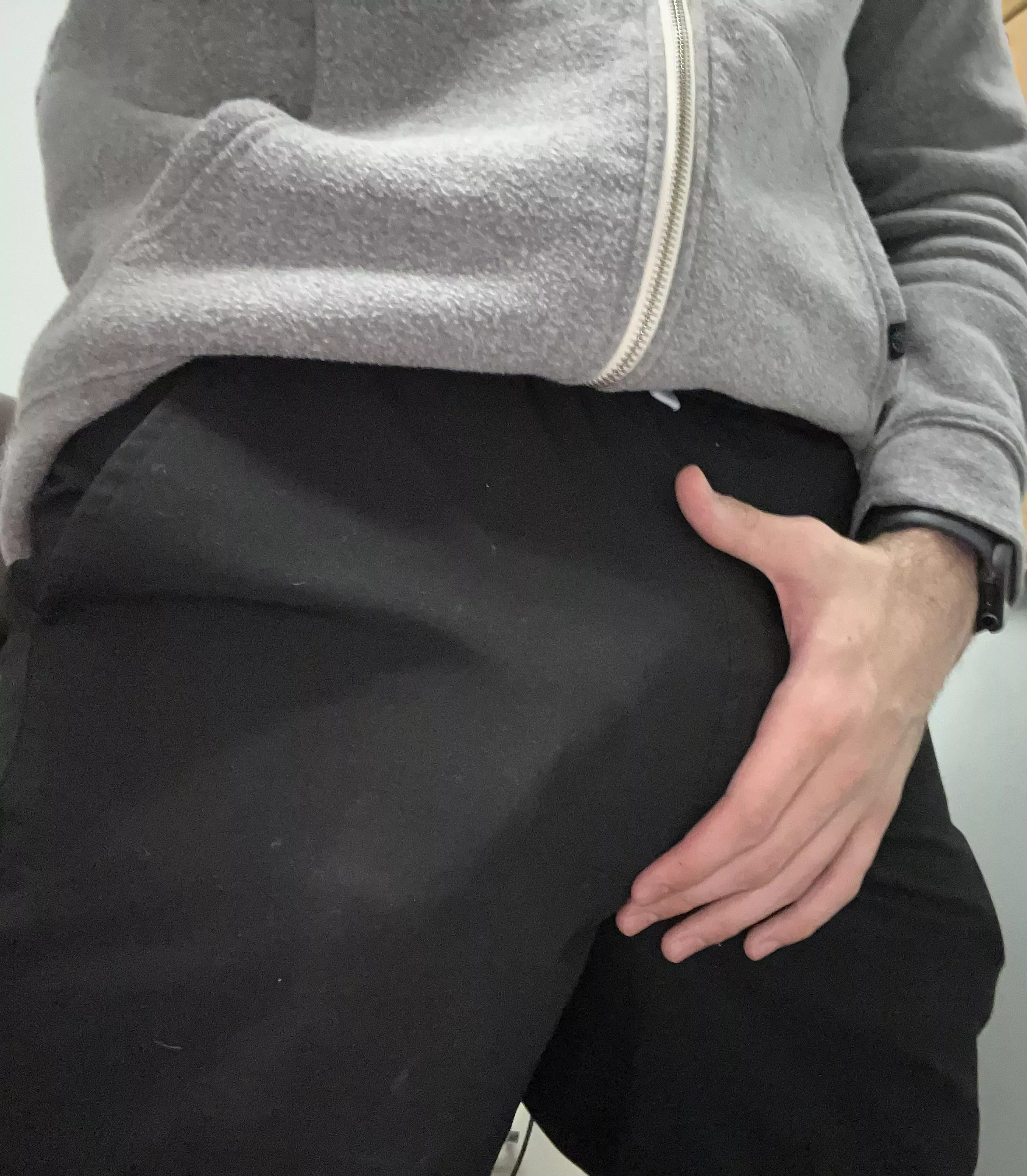 Hard at work or hard AT work?