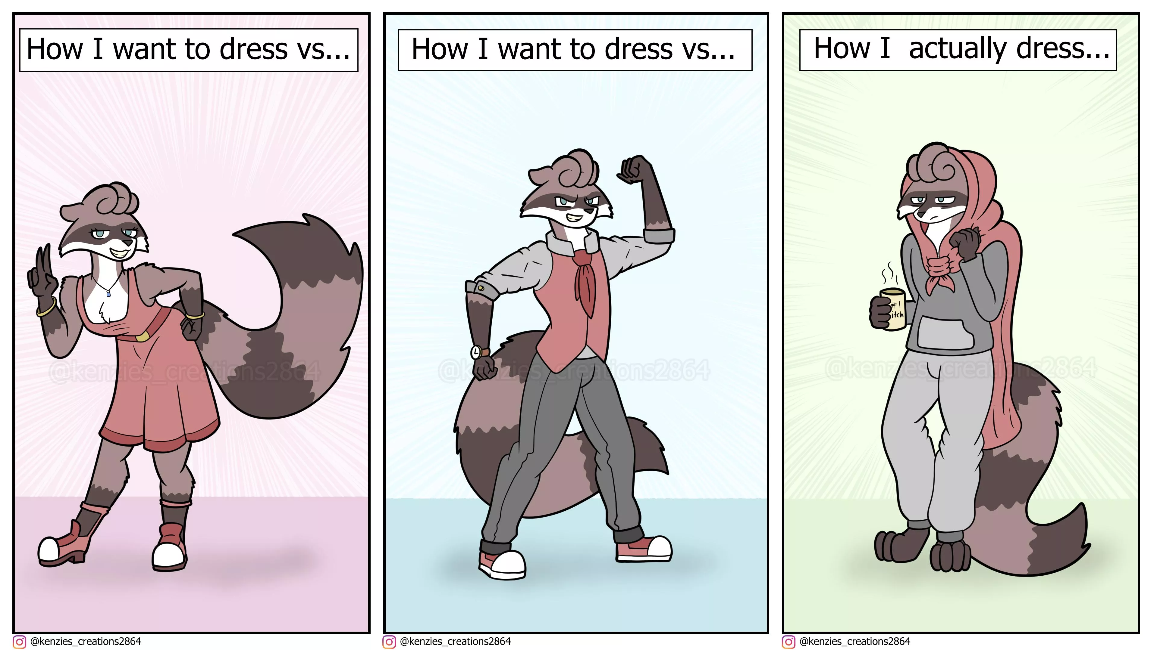 How I dress.. Art by me!