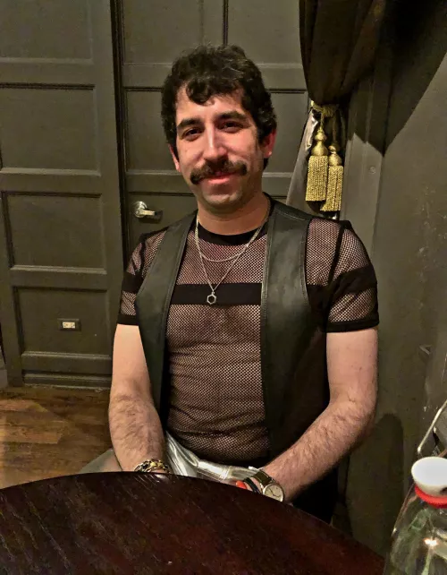 i'm 33 and I finally wore a club outfit. silver pants not pictured.