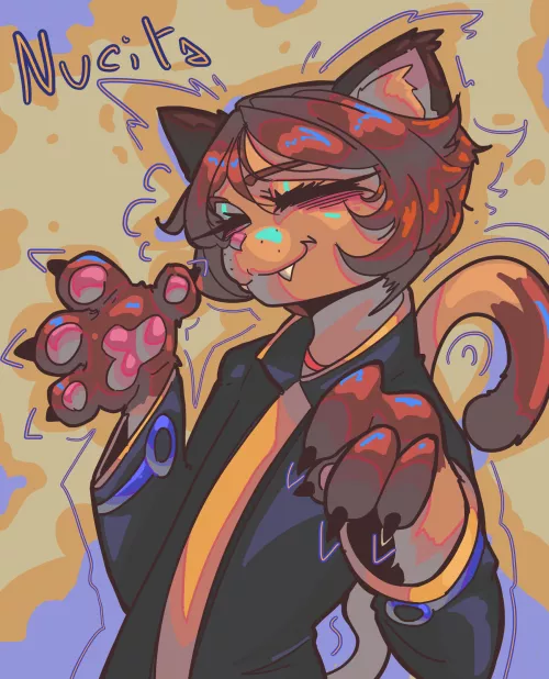 Kitten that I made for an arttrade in fc