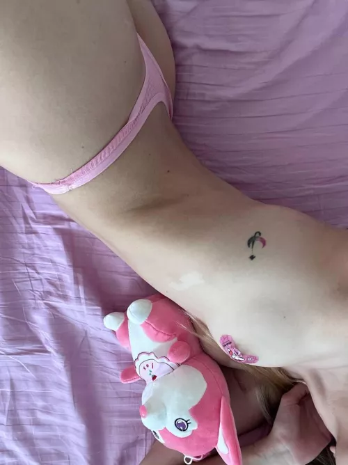 Lie down with me and we will hug for a long time or something else