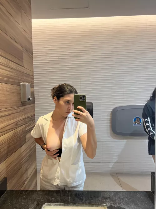 My coworker friend was watching noone would come hahaha