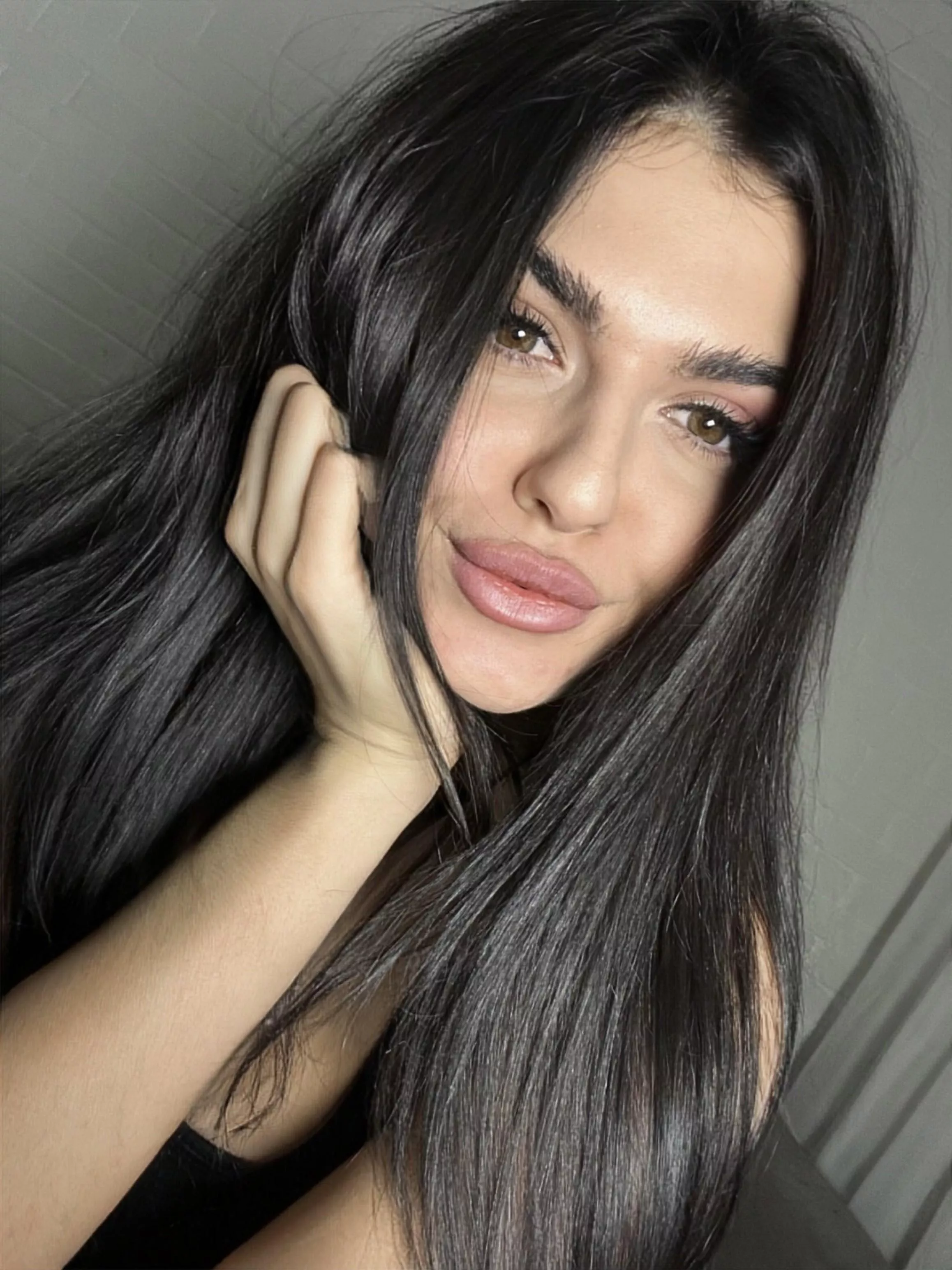 my embarrassed smile