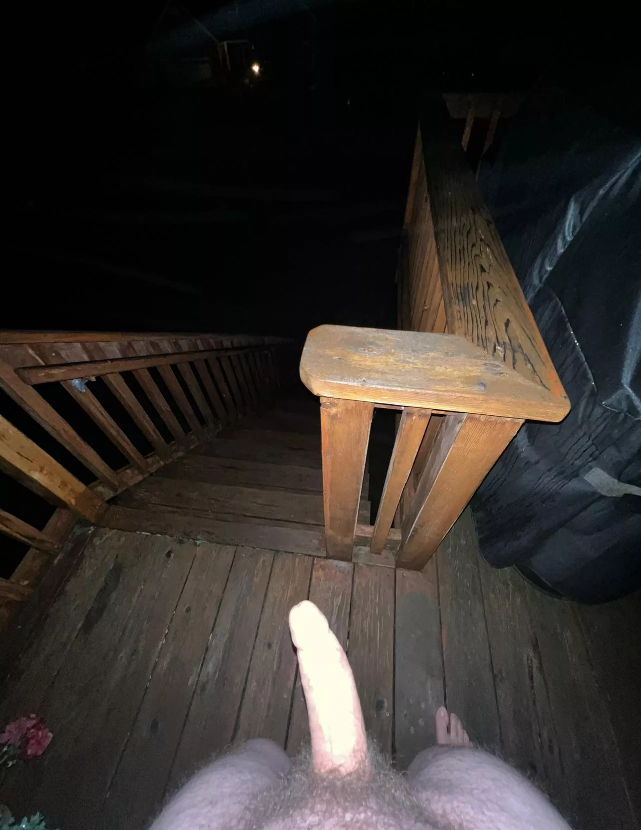 My neighbor caught me 