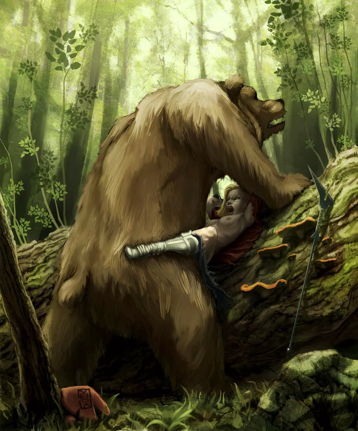 Not as gentle as Halsin that's for sure. (Mynierva)