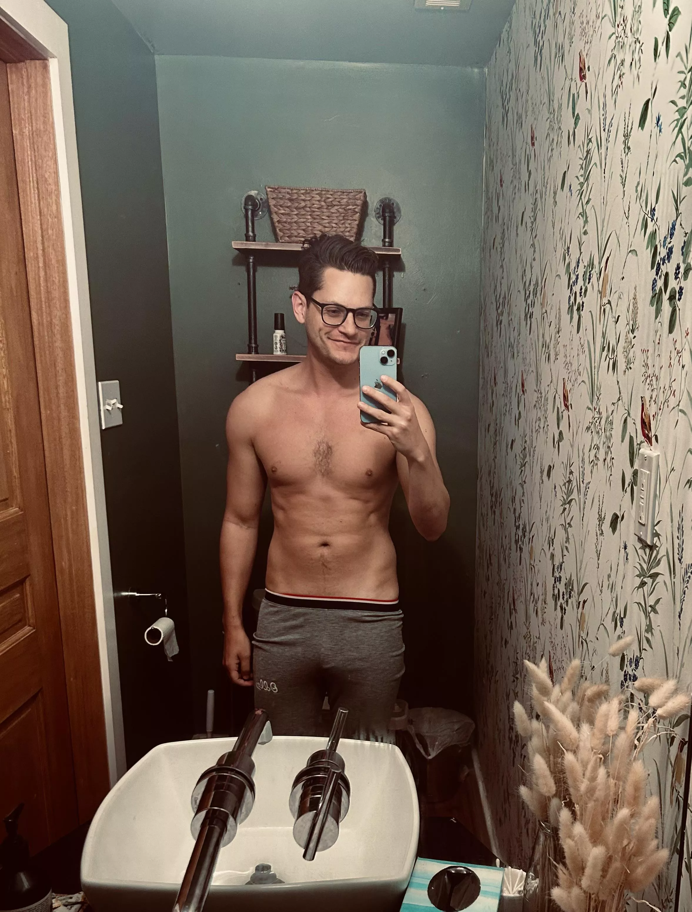 Not sure I'm nailing the whole grey sweatpants thing, but I hear they're pretty popular