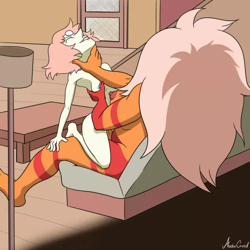 Pearl enjoying the ride (Alastor_Creed)