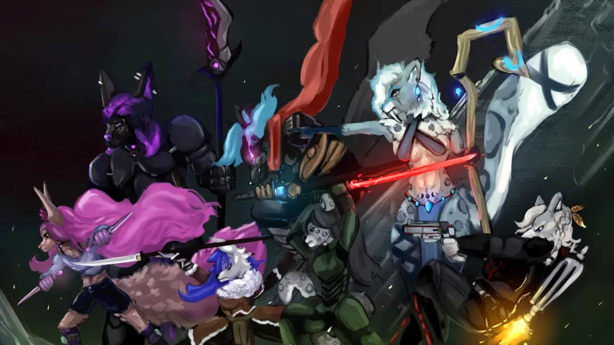 Recent Group commissions i did, it was a good chalange for sure (art by me)