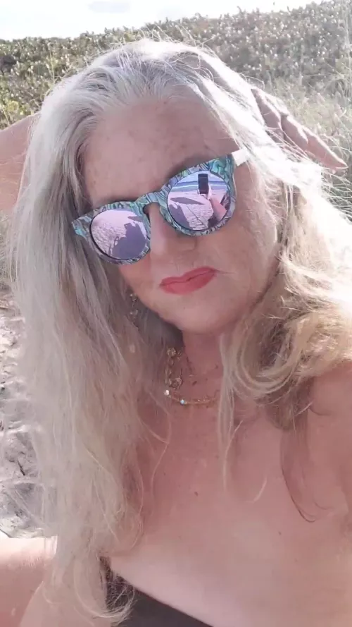 Sunbathing at the Atlantic Ocean 