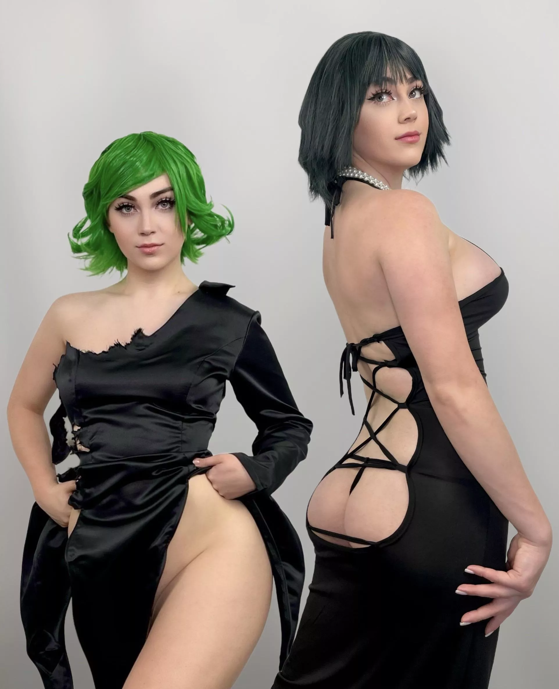 Tatsumaki and Fubuki cosplay by Me