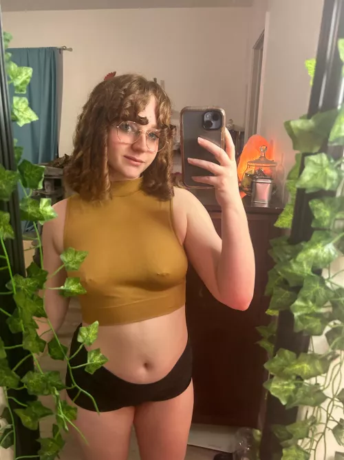 This shirt always shows my pokies very prominently 