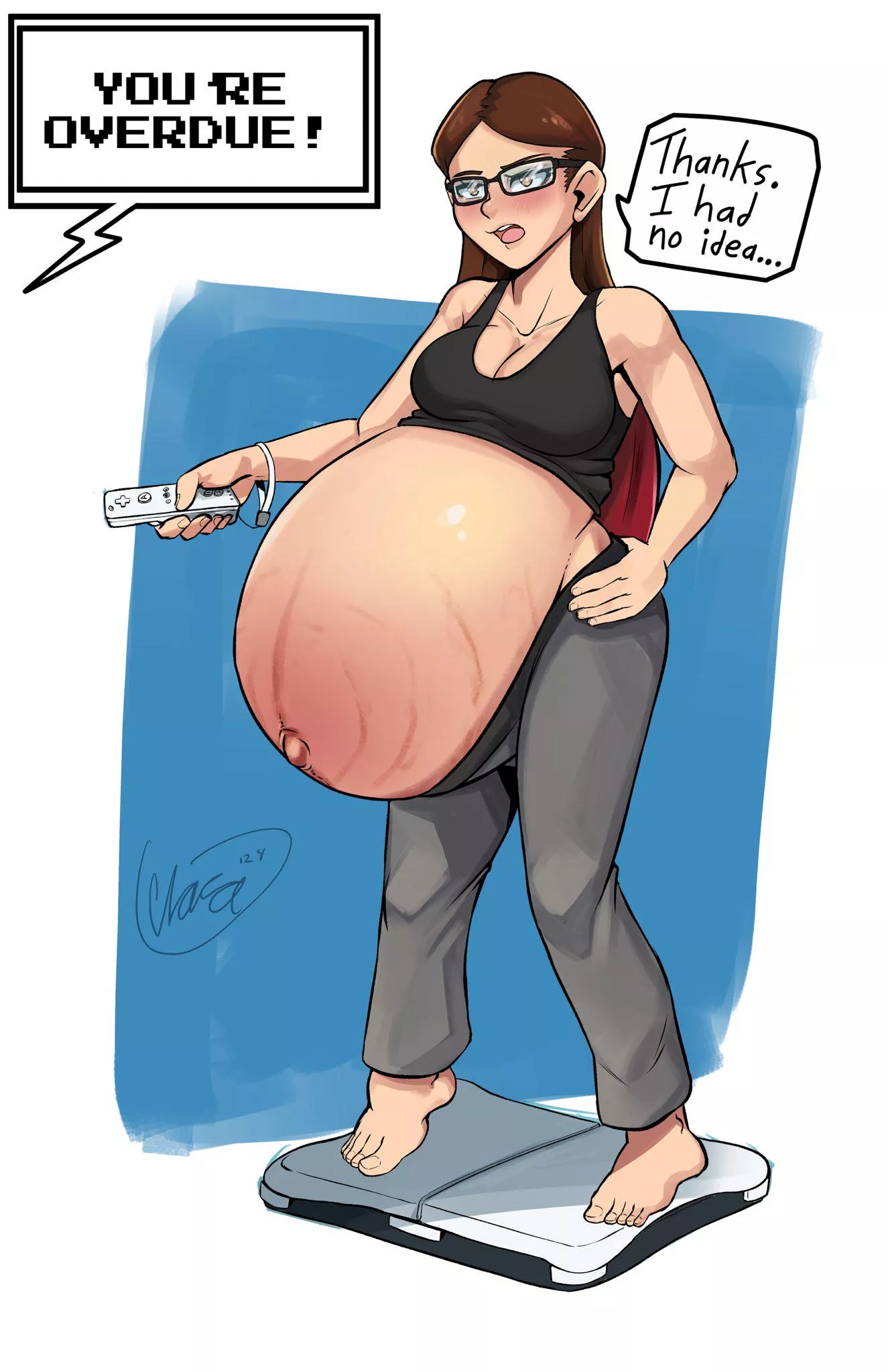 Wii Fit is ruthless (@ClarasPregs)