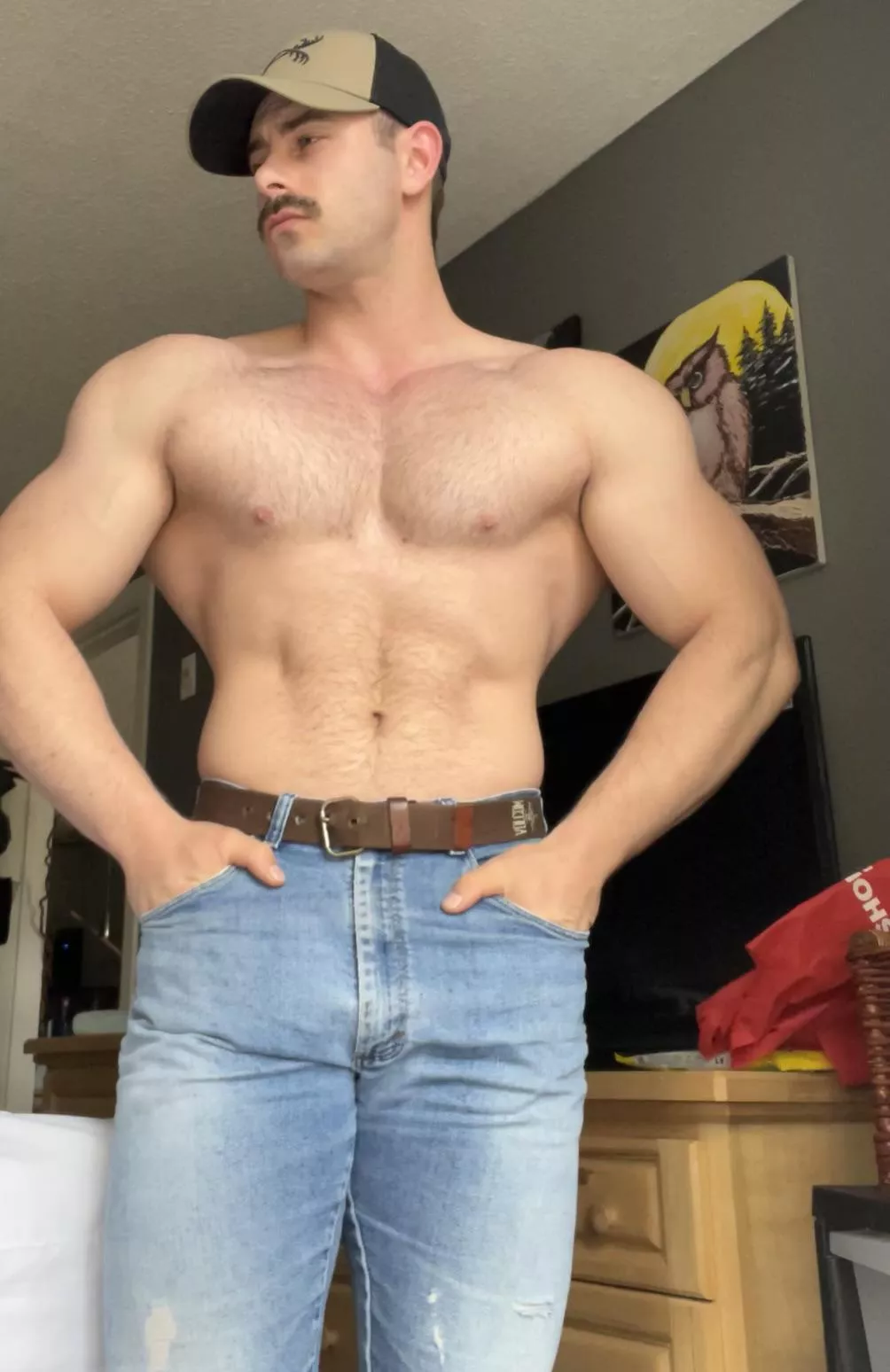 Wranglers still fit. Might need a hand getting them back off 