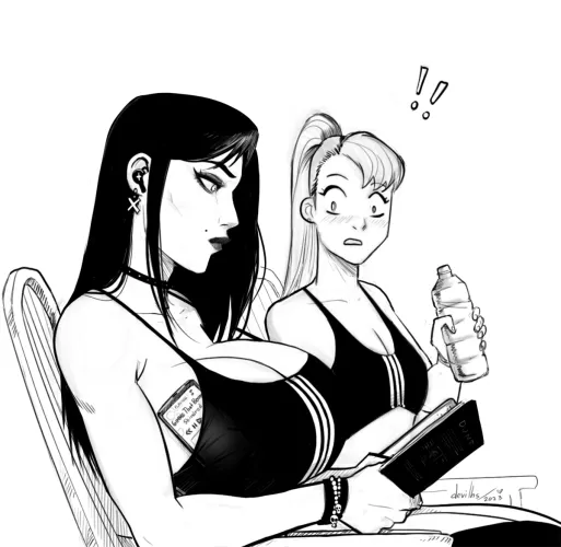 A comic panel depicting envy