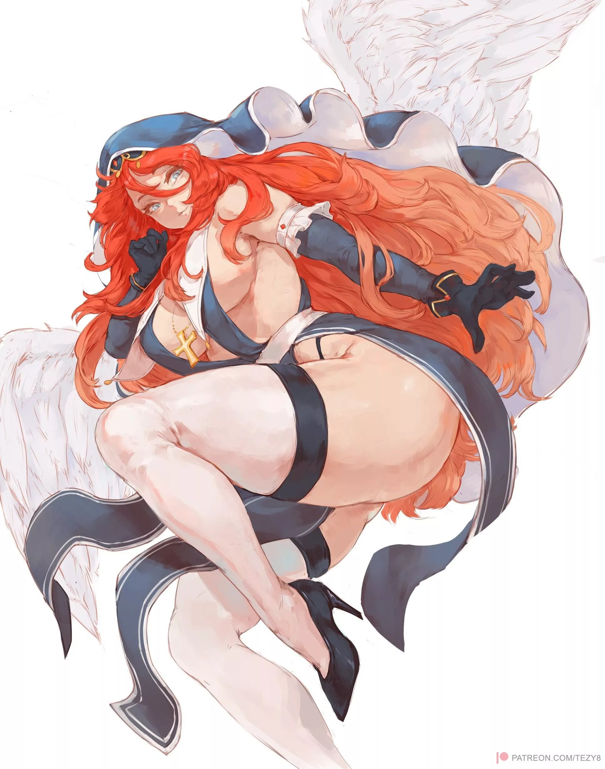 Angel nun, art by me [Original]