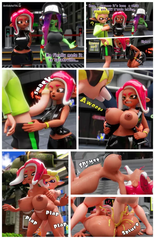 [AntidoteTRL] Minicomic -  Agent 8 returns to Splatsville