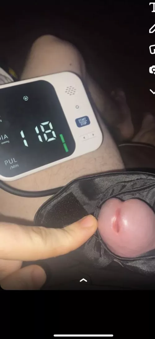 Blood pressure cuff fun