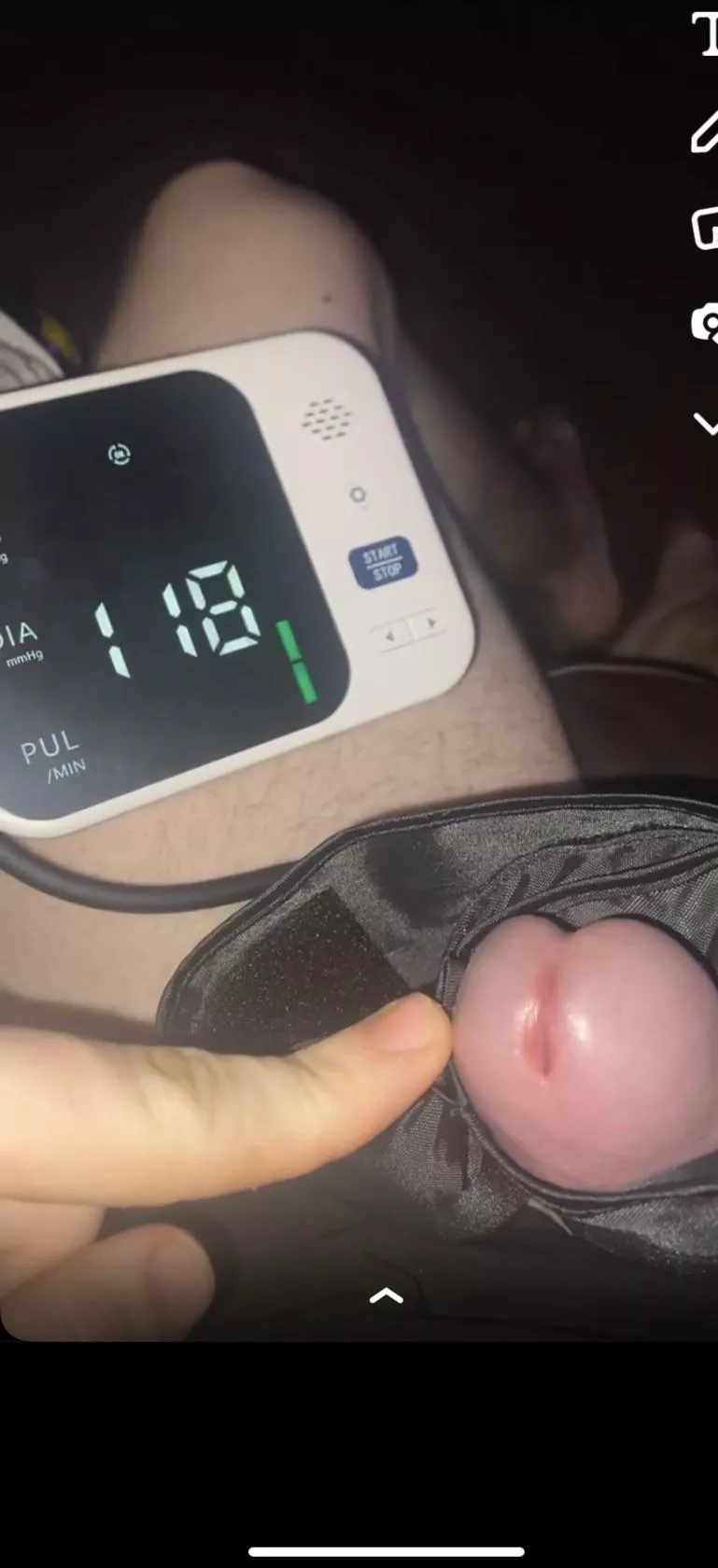 Blood pressure cuff fun