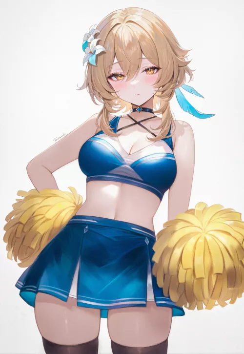 Cheerleader Lumine [Genshin Impact]