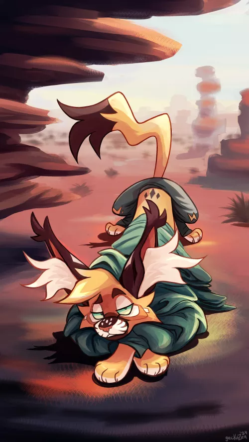 Chill Caracal [geckoZen]