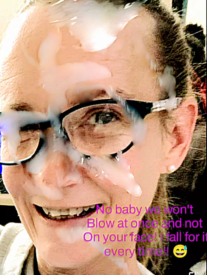 Do all men like to see us covered like this with their facials? Lol