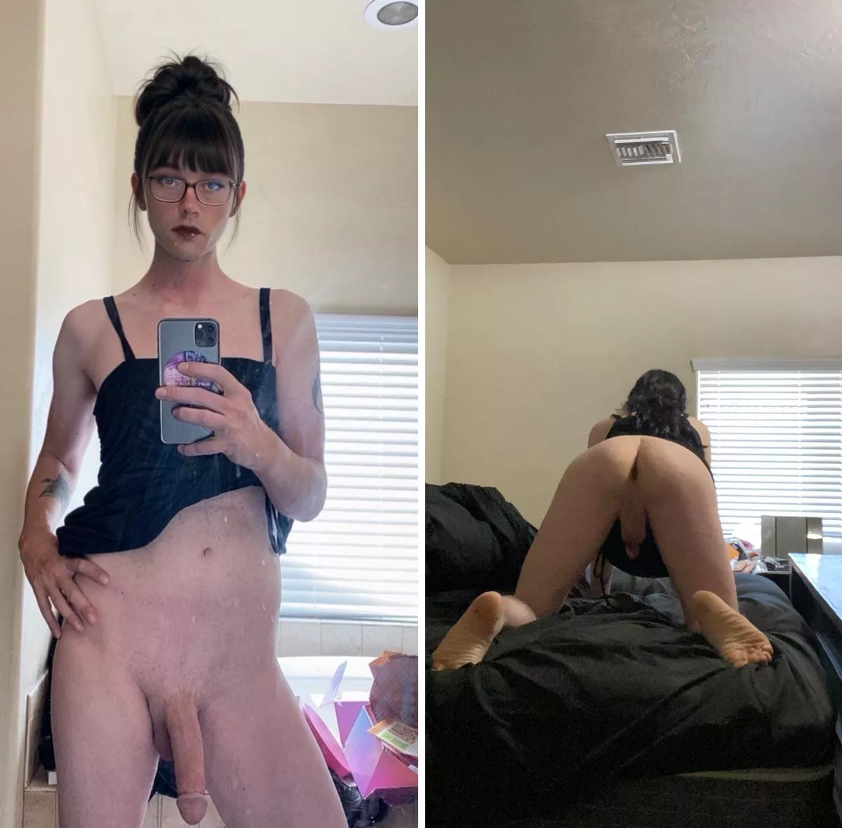 Do I look cute in a black dress?