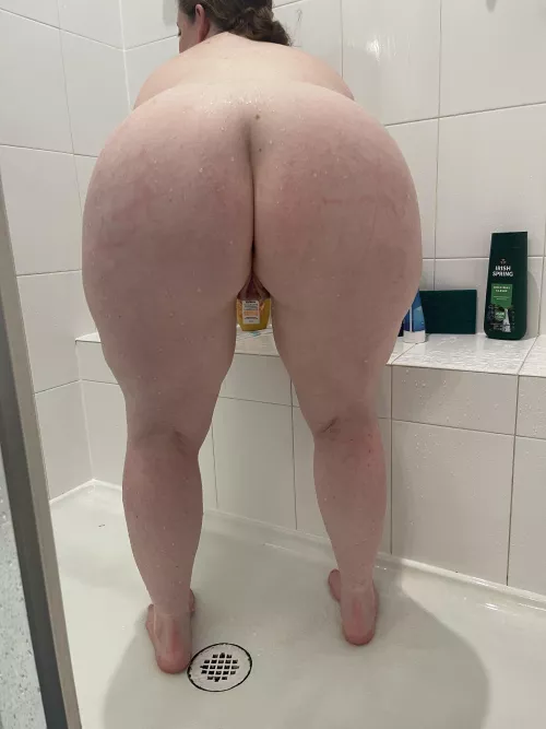 Does the shower make my ass look too big?