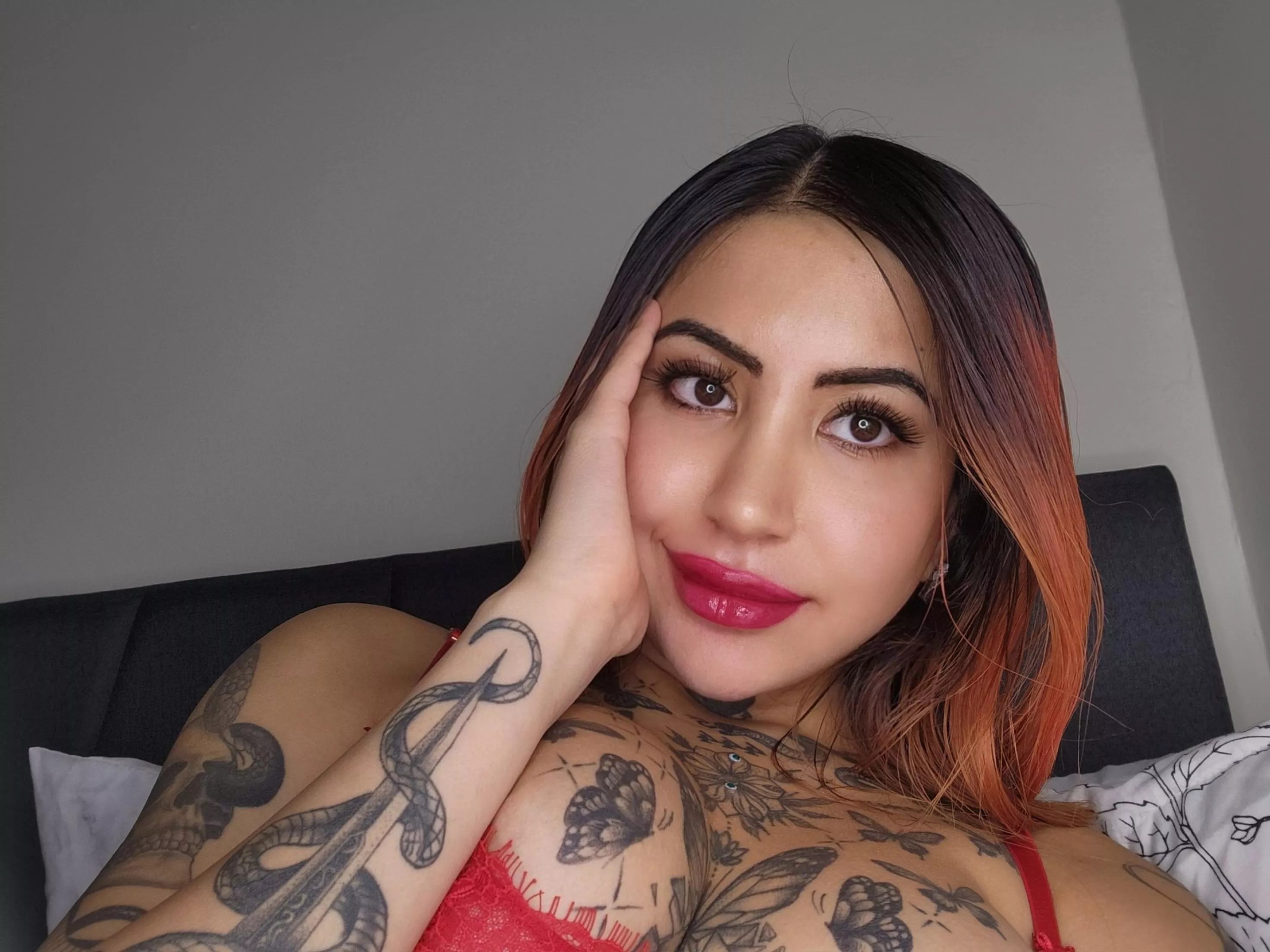 Doggy redhead needs you use her tattooed body