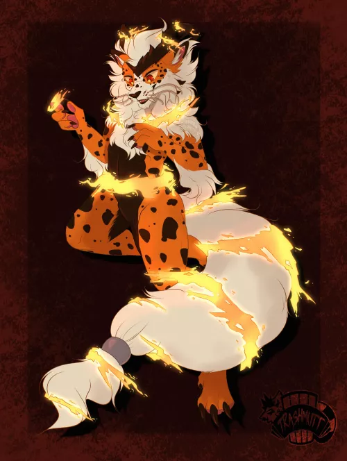 Fire Magic 🔥 - Art by me, TrashmuttArt on Twitter
