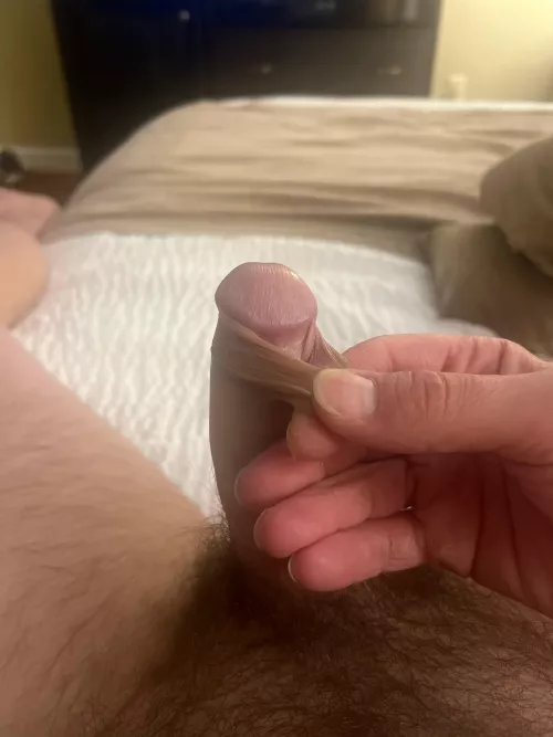 Have you been with an uncircumcised man before.  