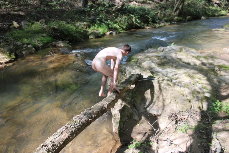 I fell into the stream before this 😭