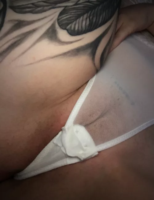 I'm taking off my thong for convenience