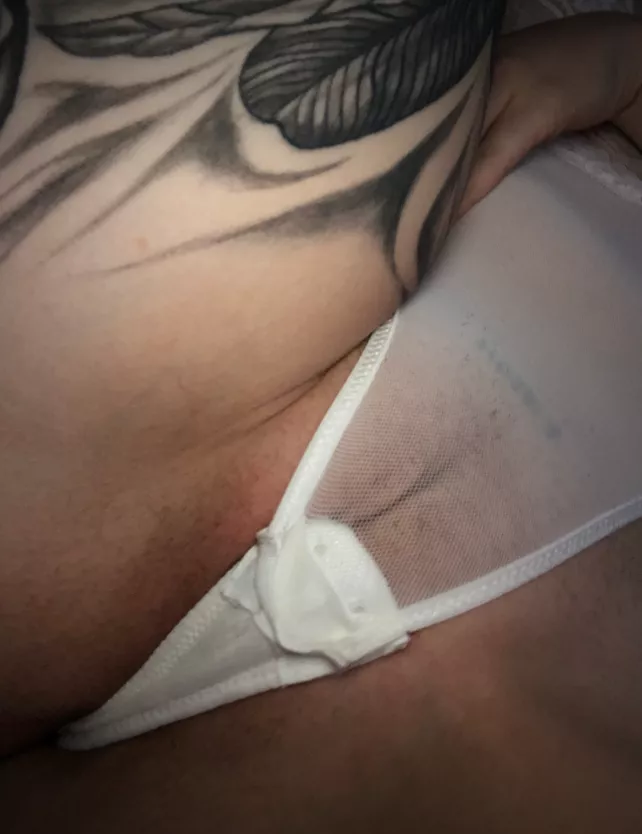 I'm taking off my thong for convenience