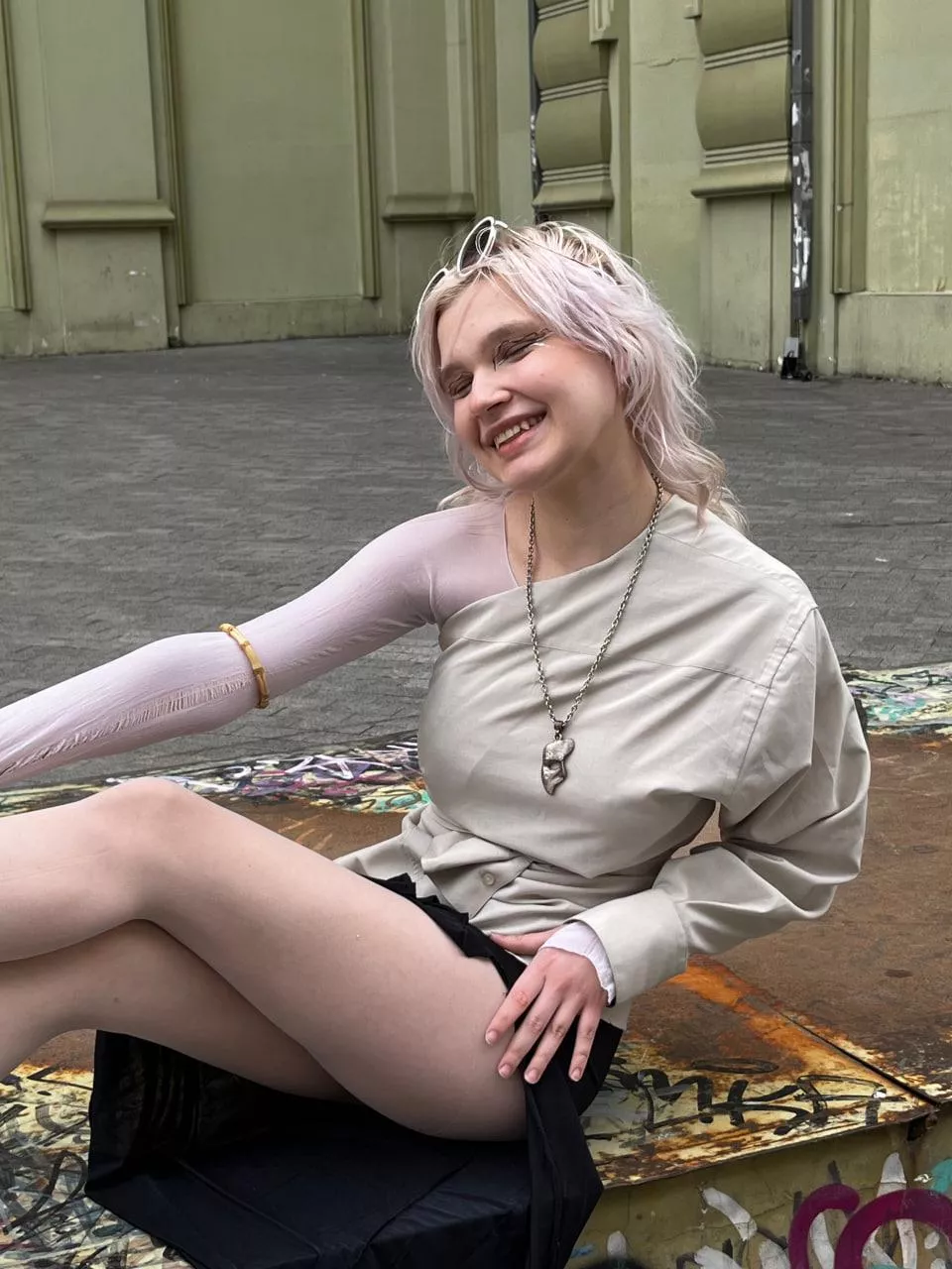 is my smile enough to please you, or should I take my clothes off