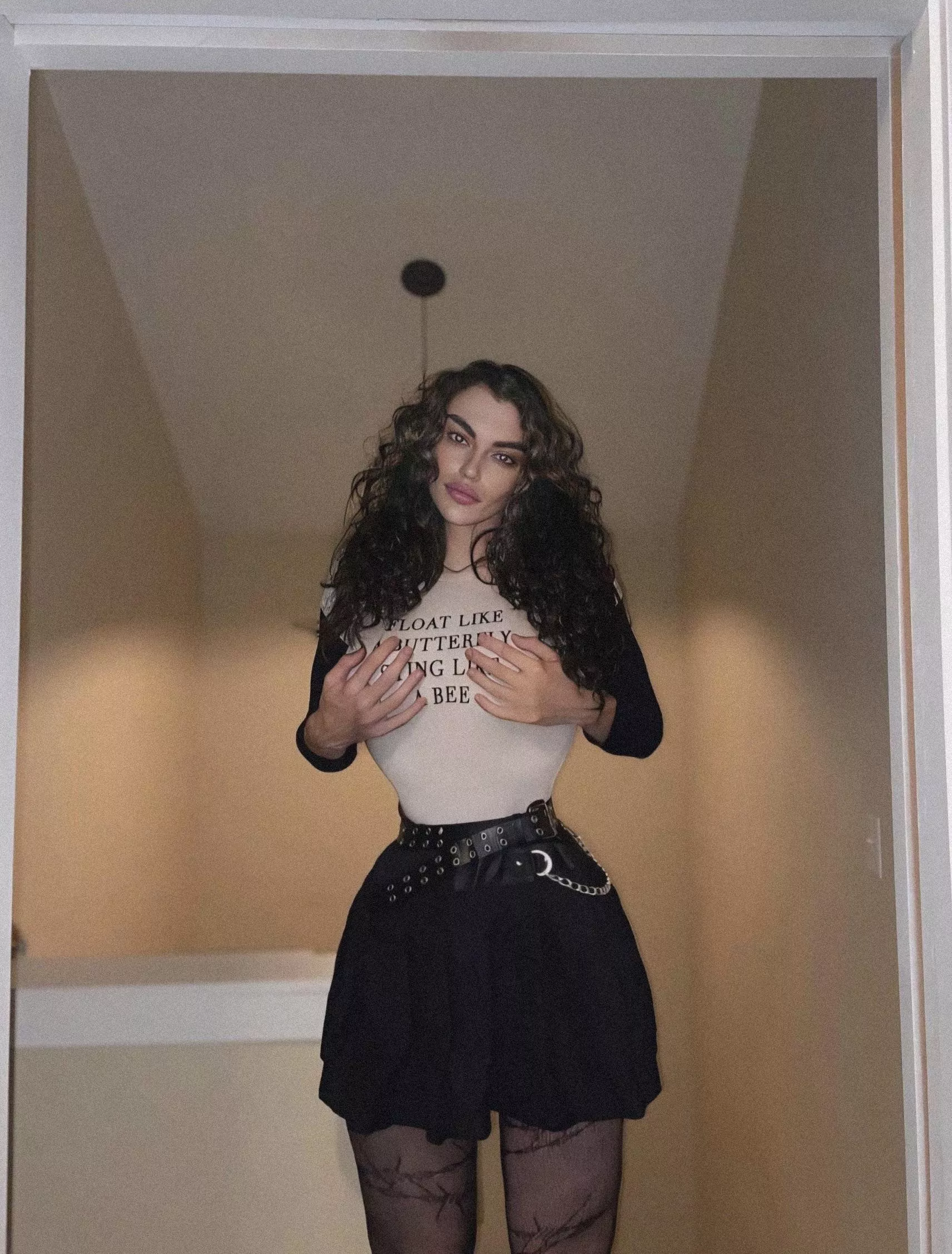 Just a 6’7 goth girl 