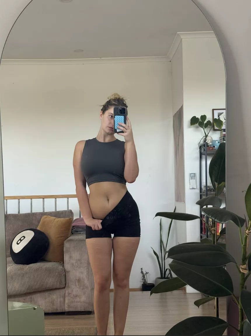 just finished a good workout! (f)