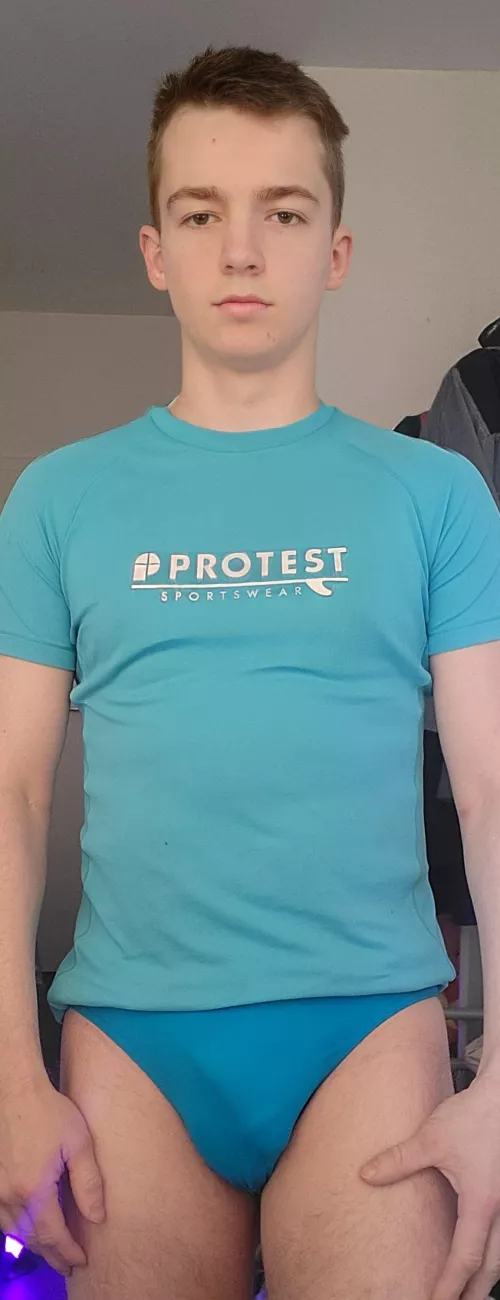 Luckily you can't see my penis