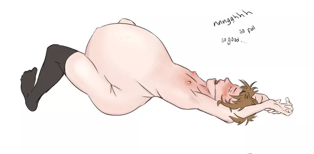 [M] He's got several loads inside him now 💘(oc)