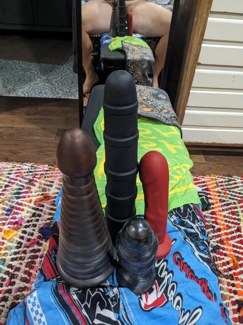 My Arsenal. A good range of girth and length for me.